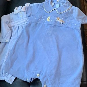 Baby boy rompers 6mos